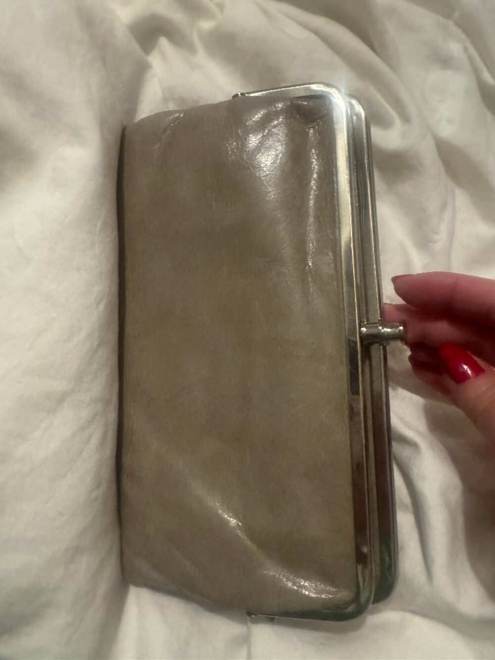 HOBO leather clutch
